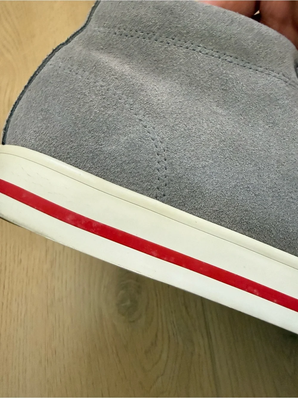 Stussy Men's Suede Casual Lace-Up Chukka Shoes Boots in Gray Size 8